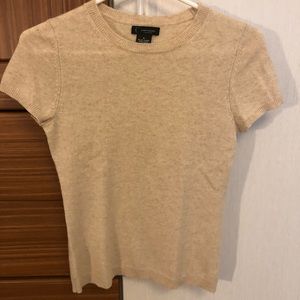 creme cashmere top